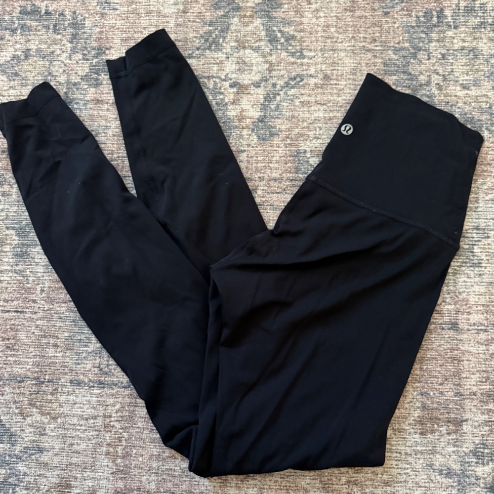 Lululemon Athletica Align Black High-Waisted Leggings sz 4